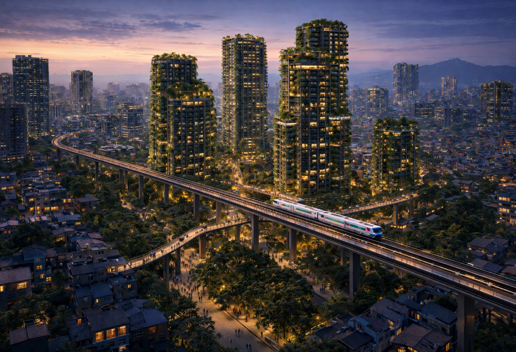 GOASIS.earth - Visionary concept for Resilient Urbanity and Biophilic High-Rise in South East Asia